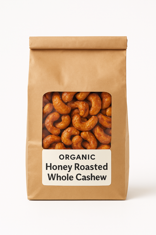 Honey Roasted Whole Cashew.35 OZ(1 Kg)