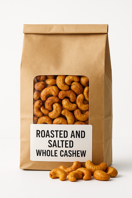 Roasted and Salted Whole Cashew.35 OZ(1 Kg)